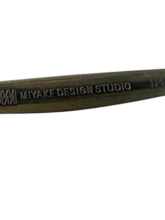 RARE Genuine Vintage MIYAKE Design Studio Round Sunglasses Bronze Dark Lenses main image 8